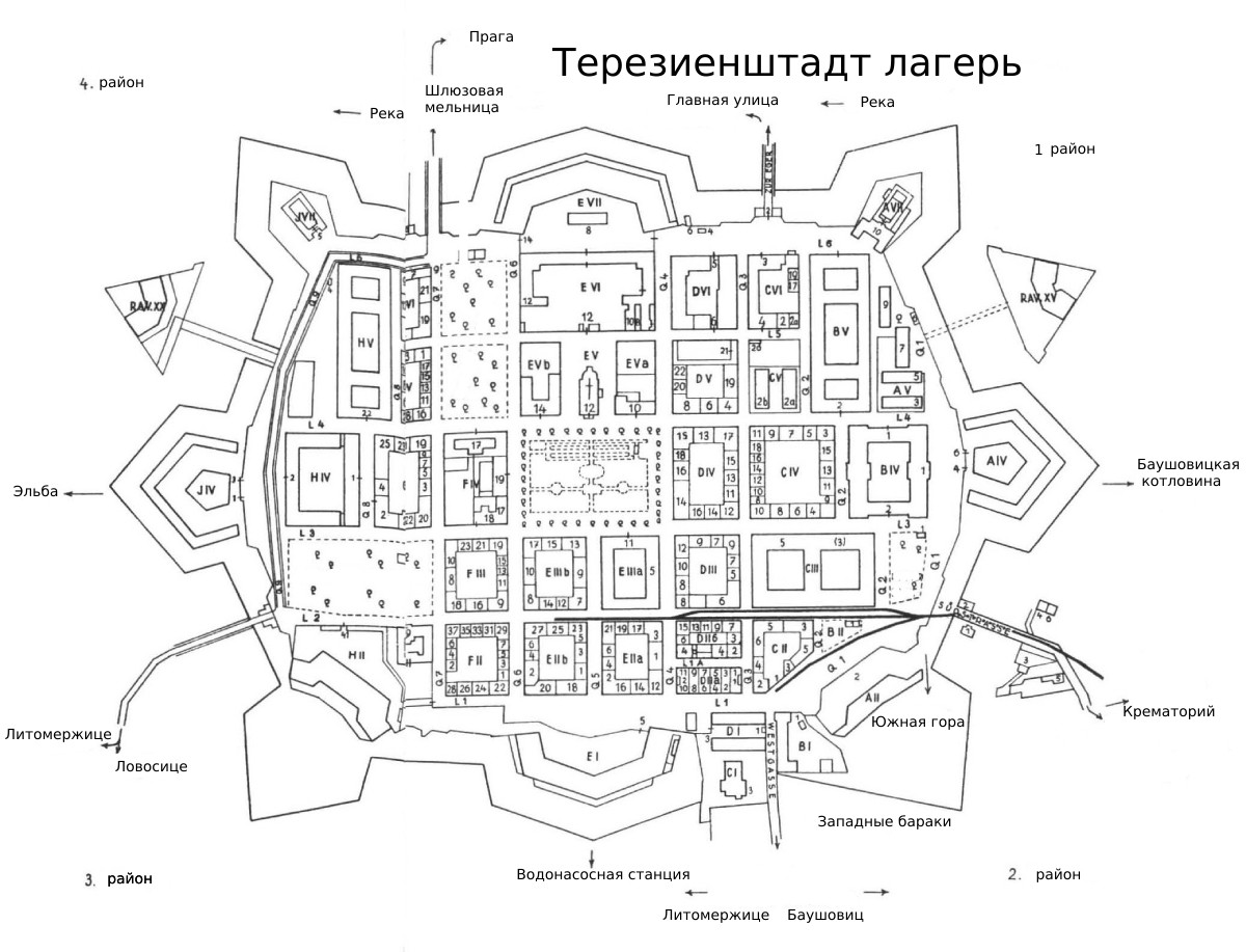 План Терезиенштадтa